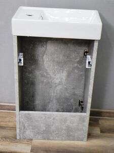 Koupelnová sestava CHAMP se světlem a umyvadlem 19545A 68x38x22 cm dřevolaminát