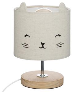 Atmosphera Dětská noční lampička se stínidlem kočka 15 x 23 cm
