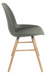 ZUIVER ALBERT KUIP židle zelená