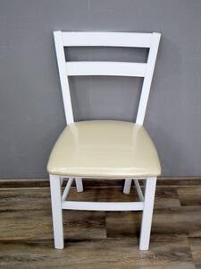 Jídelní židle 19410A 86x46x46 cm dřevo textilie