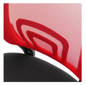 TP Living Otočná židle Moris černo-červená