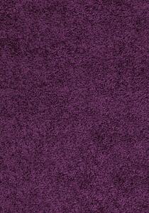 Ayyildiz Chlupatý kusový koberec Dream Shaggy 4000 fialový Typ: kulatý 120 cm