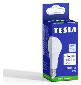TESLA lighting Tesla - LED žárovka BULB E27, 12W, 230V, 1521lm, 25 000h, 4000K denní bílá 220°