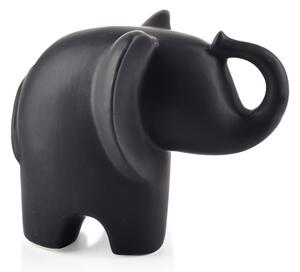 Mondex Keramický slon MIA BLACK II matně černý