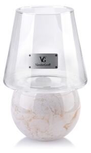 Vandergroff Svíčka CRISTIE II 11x18 cm bílý mramor
