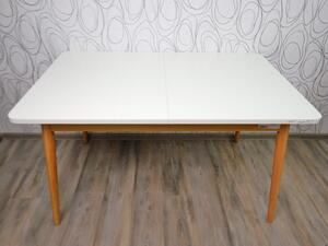 Jídelní stůl rozkládací LINDHOLM 17069A 76x90x140 cm MDF dub masiv