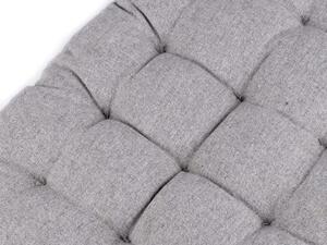 Podsedák na židli z recyklované bavlny 40x40 cm - 8 šedá