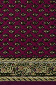 Klasický koberec běhoun Romance 8382 | vínový Šíře role: šíře 67 cm