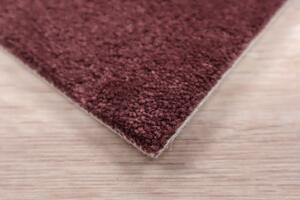 Lano - koberce a trávy Neušpinitelný metrážový koberec Nano Smart 302 vínový - Bez obšití cm