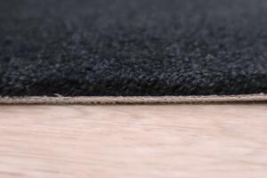 Lano - koberce a trávy Neušpinitelný metrážový koberec Nano Smart 800 černý - Bez obšití cm