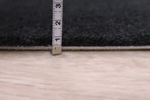 Lano - koberce a trávy Neušpinitelný metrážový koberec Nano Smart 800 černý - Bez obšití cm