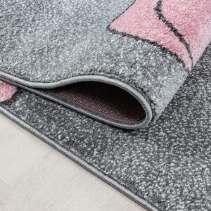 Ayyildiz Dětský kusový koberec Kids 580 Pink | růžový Typ: 80x150 cm