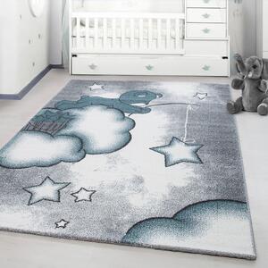 Ayyildiz Dětský kusový koberec Kids 580 Blue | modrý Typ: kulatý 120 cm