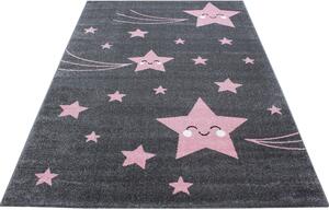 Ayyildiz Dětský kusový koberec Kids 610 Pink | růžový Typ: kulatý 160 cm