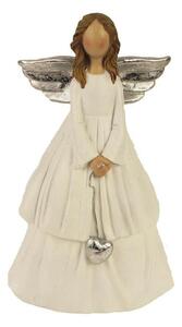 Dekorační anděl X3484 - 14 x 11.5 x 23.5 cm