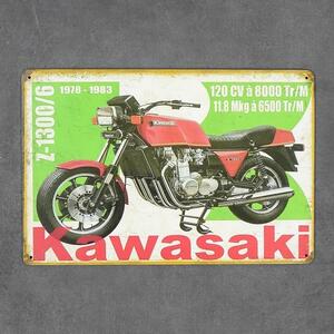 Kovová cedule Kawasaki 3