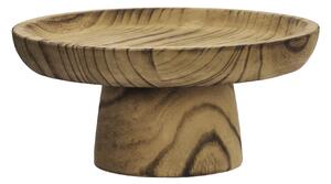 Dřevěný servírovací stojan Dark Natural Ø 30 cm