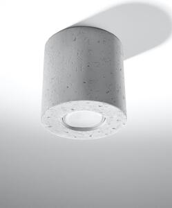 Stropní svítidlo Orbis, 1x betonové stínidlo