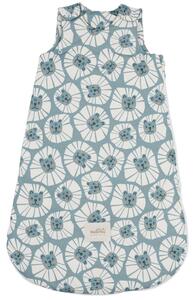 Malomi Kids Modrý bavlněný dětský spací pytel Denim Lions 85 cm