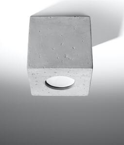 Stropní svítidlo Quad, 1x betonové stínidlo