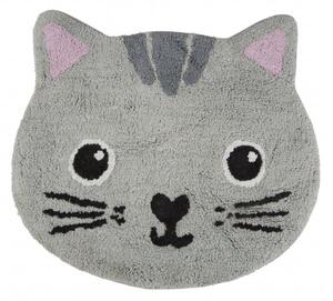 Sass & Belle Dětský koberec Nori Cat Kawaii Friends šedý 60 cm