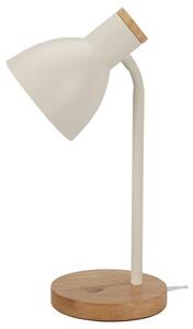 Stolní lampa CHANEL bílá/přírodní