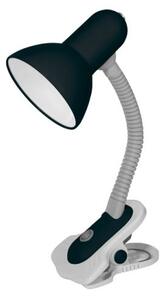 Kanlux SUZI stolní lampa černá HR-60-B max.1x60W E27 s klipem 07151