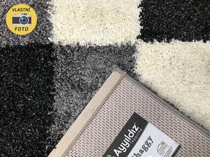 Ayyildiz Chlupatý kusový koberec Life Shaggy 1501 černý Typ: 80x150 cm