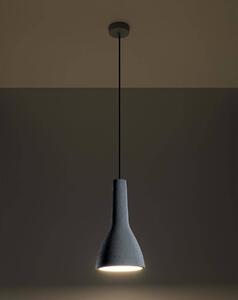 Závěsné svítidlo Empoli, 1x betonové stínítko