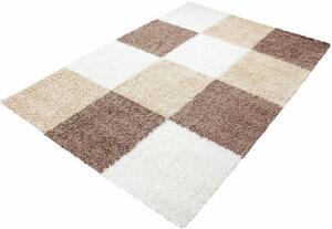 Ayyildiz Chlupatý kusový koberec Life Shaggy 1501 hnědý Typ: 160x230 cm