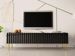 TV stolek 180 Brimono, Barva dřeva: černá/černý lesk Mirjan24 5903211168062