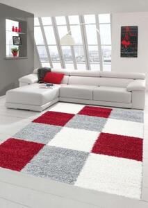 Ayyildiz Chlupatý kusový koberec Life Shaggy 1501 červený Typ: 80x150 cm
