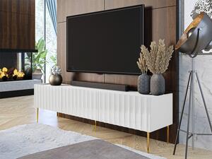 TV stolek 180 Brimono, Barva dřeva: bílá/bílý lesk Mirjan24 5903211168055