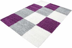 Ayyildiz Chlupatý kusový koberec Life Shaggy 1501 fialový Typ: 60x110 cm