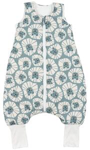 Malomi Kids Modrý bavlněný spací pytel s nohavicemi Denim Lions 86 cm