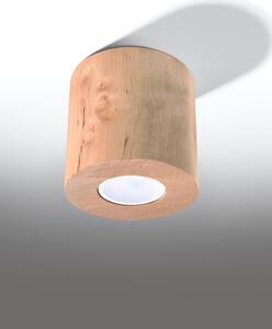 Stropní svítidlo Orbis, 1x dřevěné stínítko
