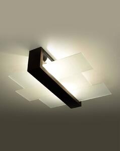 Sollux Lighting Lustr - Feniks 2 - dřevo/bílá