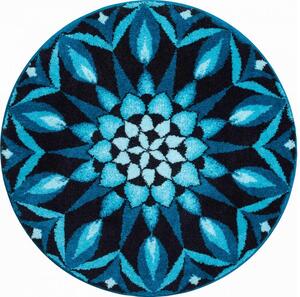 Koupelnová předložka Grund Mandala - Poznání modré Typ: 100x100 cm kruh