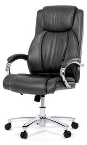 Kancelářské křeslo KA-F1385 GREY – šedá ekokůže, houpací mechanismus