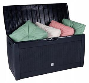 Zahradní truhla z plast 310 l černá