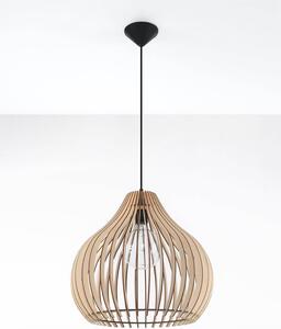 Sollux Lighting Závěsná lampa - Aprilla - dřevo