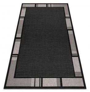 Dywany Luszczow Kusový koberec SIZAL FLOORLUX 20195 černý / stříbro Rozměr koberce: 80 x 150 cm