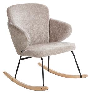 Houpací křeslo VIKEN Tkanina Taupe