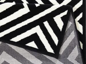 Moderní kusový koberec Capri 102553 černý Typ: 70x140 cm