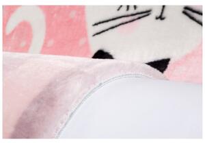 Dětský kusový koberec Lolipop LOL180 | růžový Typ: 90x130 cm