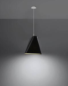 Závěsné svítidlo Blum, 1x černé textilní stínítko