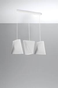 Závěsné svítidlo Blum, 3x bílé textilní stínítko