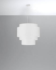 Závěsné svítidlo Reflexion, 1x bílé textilní stínítko, (fi 50 cm)
