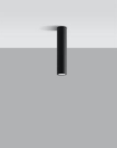 Stropní svítidlo Lagos, 1x černé kovové stínítko, (30 cm)