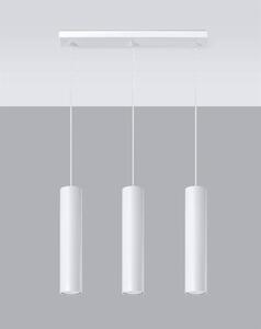 Sollux Lighting Závěsná lampa - Lagos 3L - bílá